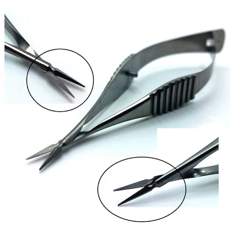 A2Z Scilab Vannas Micro Small Blade Stitch Scissors Straight, 3'' A2Z-ZR662